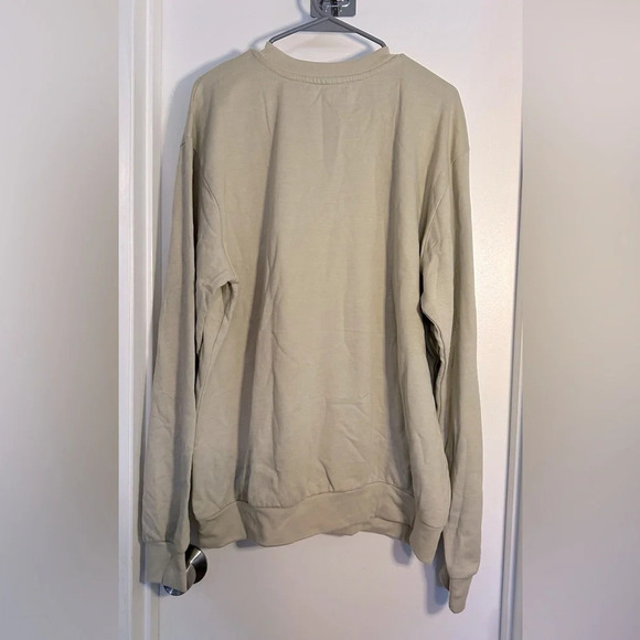 NWT Playboy Crewneck Sweatshirt Beige Khaki Color Size XL - Picture 3 of 8